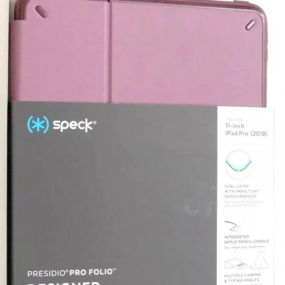 Speck Presidio Pro Folio Phone Case - Purple - Picture 1 of 7